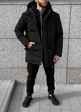 Gard черная куртка зимняя s-xxl