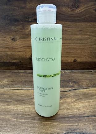Тонік для обличчя christina bio phyto refreshing toner 300 мл