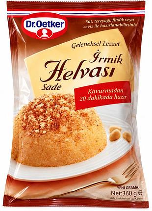 Турецкая манная халва dr. oetker | rmik helvası sade 360 г - сухая смесь для приготовления традиционного турецкого десерта