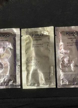 Набор для волос kiko milano rossano ferretti шампунь кондиционер  пробники поштучно  оригинал