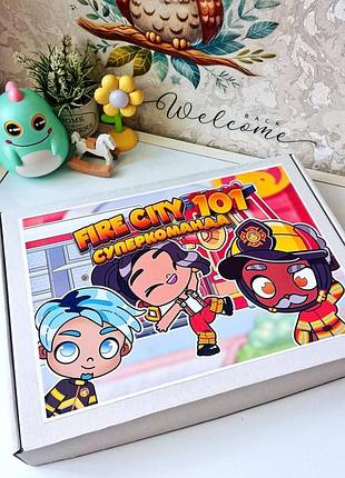 Альбом на липучках суперкоманда fire city 101 (пожежна частина) avatar world