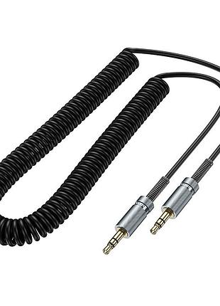 Аудiокабель hoco upa31 3.5mm male to 3.5mm male, tpu, 3m - black