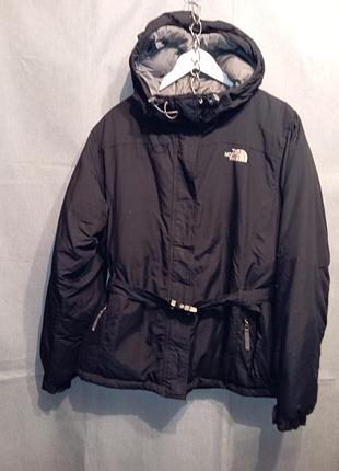 Жіноча куртка-пуховик the north face чорна xl
