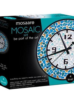 Набір для скляної мозаїки mosaaro годинник круглий (ma4001)