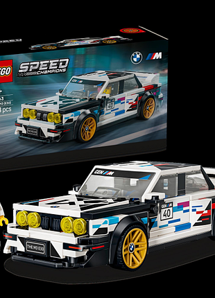 Конструктор lego® speed champions bmw m3 (e30) набор с игрушечной машиной (77263)