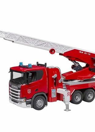 Модель bruder пожарная машина scania super 560r 1:16 (03591)