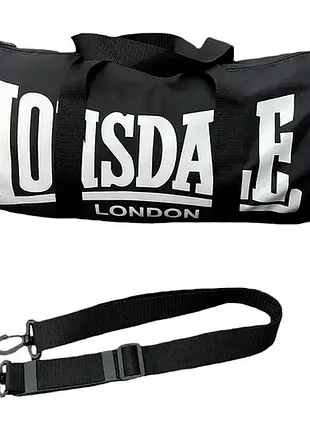 Спортивная сумка бочонок для тренировок фитнеса lonsdale, сумка мужская в спортзал