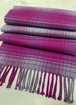 Шотландський кашеміровий шарф edinburgh cashmere 100% кашемір тартанq