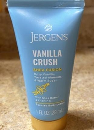Парфумований крем лосьйон для тіла jergens vanilla crush дорожній розмір 29 мл сша оригінал