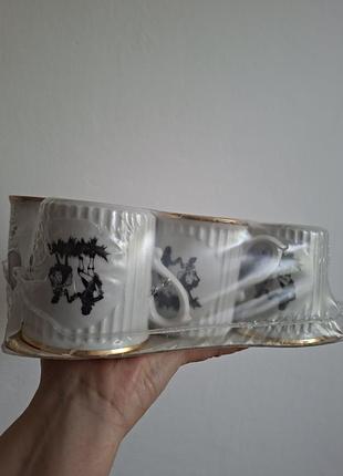 Новые!Винтажные чашки karlovarskлугor porcelán (dubí, монаха), 6 шт