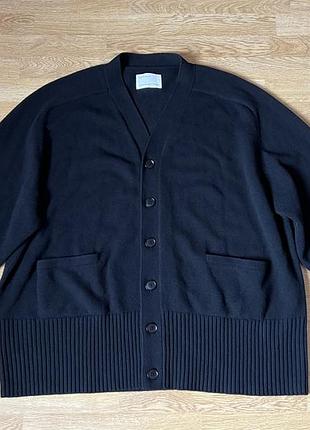 Кардиган extreme cashmere n°378 taurus кашеміровий оверсайз чорний