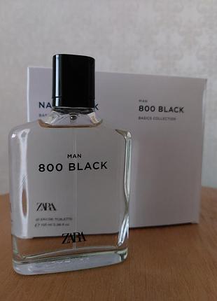 Чоловіча туалетна вода zara 800 black, 100 мл
