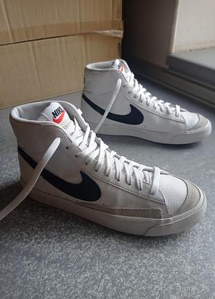 Кросівки кеди шкіряні nike blazer mid 77 gs