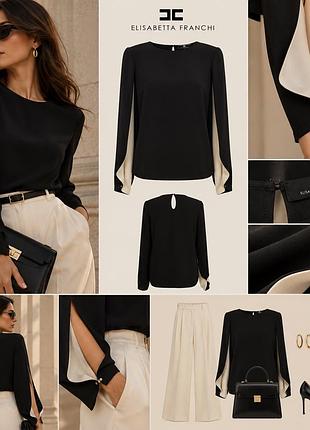 Стильна блуза кейп elisabetta franchi