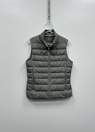 Пухова жилетка uniqlo w ultra light down vest grey
