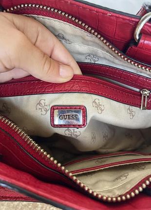 Сумка guess червона 4
