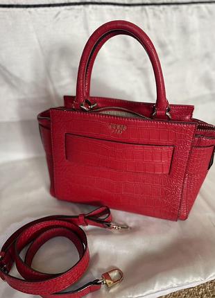 Сумка guess червона