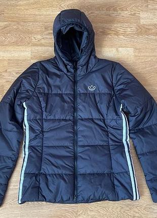 Жіноча куртка adidas originals slim jacket чорна розмір m (eu 38) gd2507