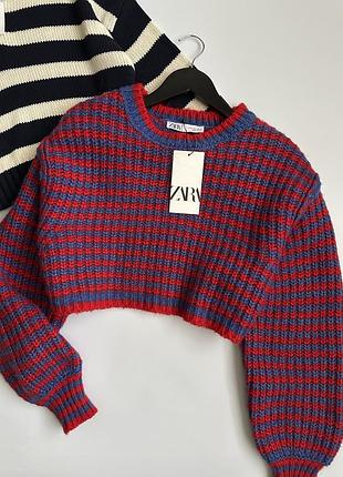 Светр укорочений zara 6