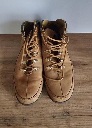 Черевики чоловічі timberland бежеві на шнурівці