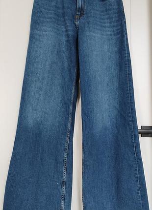 Женские джинсы бренда zara фасона wide leg