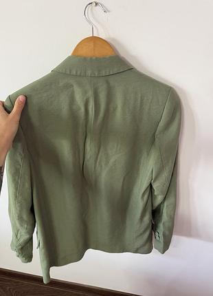 Оливковий піджак zara🌿 3