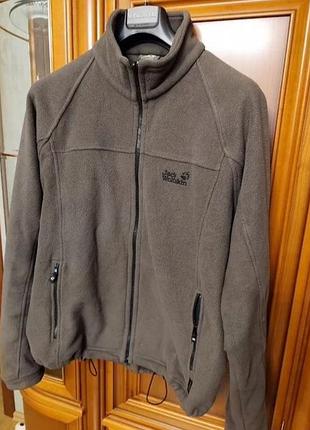 Флисовая кофта флиска jack wolfskin