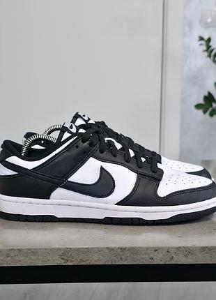 Шкіряні кросівки nike dunk оригінал
