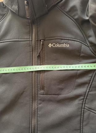Куртка чоловіча columbia softshell чорна 7