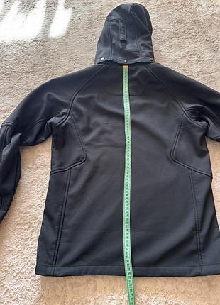 Куртка чоловіча columbia softshell чорна 4