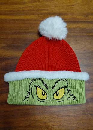 Шапка, шапка с бомбоном, гренч, grinch