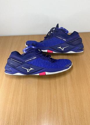 Кросівки mizuno wave stealth neo синьо-фіолетові 42 розмір
