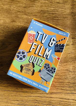 Карткова настільна гра «tv & film quiz» від бренду fizz creations.