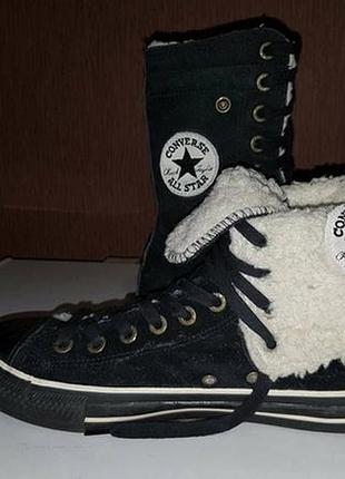 Кеды меховые converse all star размер 7.5 размер 41.5