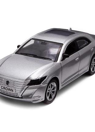 Автомодель - toyota crown (серебристый)