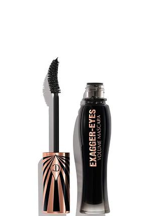 Туш для об'єму вій charlotte tilbury exaggereyes volume mascara in black 10 ml чорна