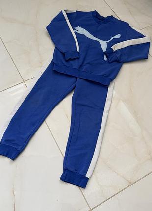 Спортивний костюм дитячий puma синій 122-128 см
