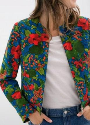 Zara жіночий стильний оригінальний піджак блейзер жакет, жіночий одяг