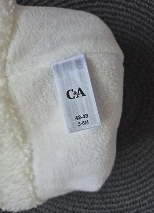 Шапка c&a на дівчинку 3-6 місяців 3