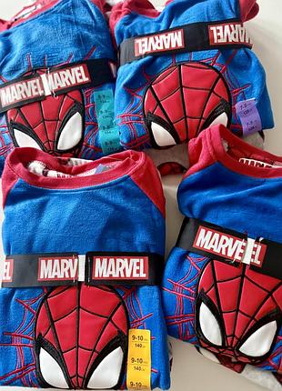 Тепла флісова піжама для хлопчика спайдер спайдермен марвел прімарк spider spiderman marvel primark