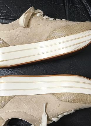 Жіночі кросівки на платформі zara basic platform sneakers 5