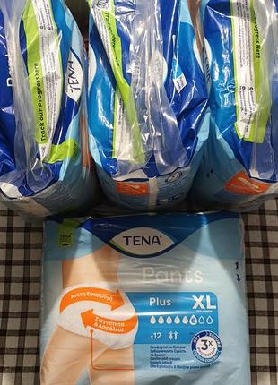 Підгузники-трусики для дорослих tena pants plus xl, 12 шт