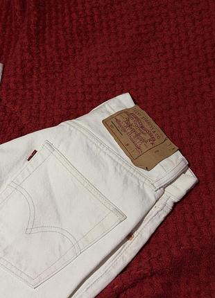 Джинси levi's 501 молочного кольору