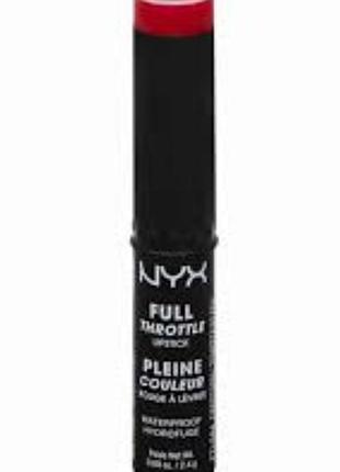 Помада для губ nyx full throttle lipstick, тон 08 6