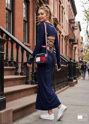 Сукня tommy hilfiger із відкритою спиною та розрізом (розмір m / оригінал)