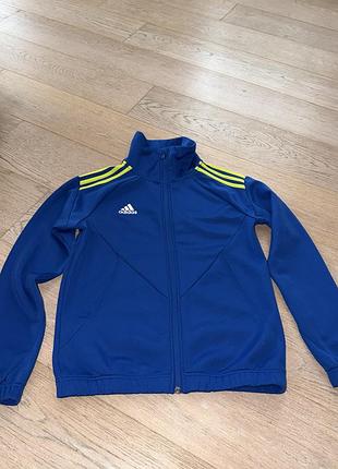 Олімпійка adidas синя зі смужками