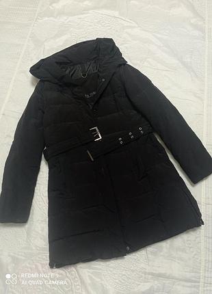 Куртка пуховик жіночий zara basic