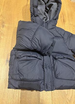 Куртка для хлопчика zara темно-синя 80 см 2
