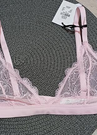 Нюанс, легкое загрязнение ❗️топ кружевной без косточки primark
