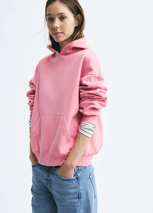 Худі жіноче h&m рожеве на флісі розмір s